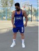ست ورزشي مردانه مردانه ركابي و شلوارك بند نازك Never Give Up