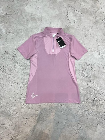 تيشرت زنانه زنانه استين كوتاه نيم زيپ NIKE