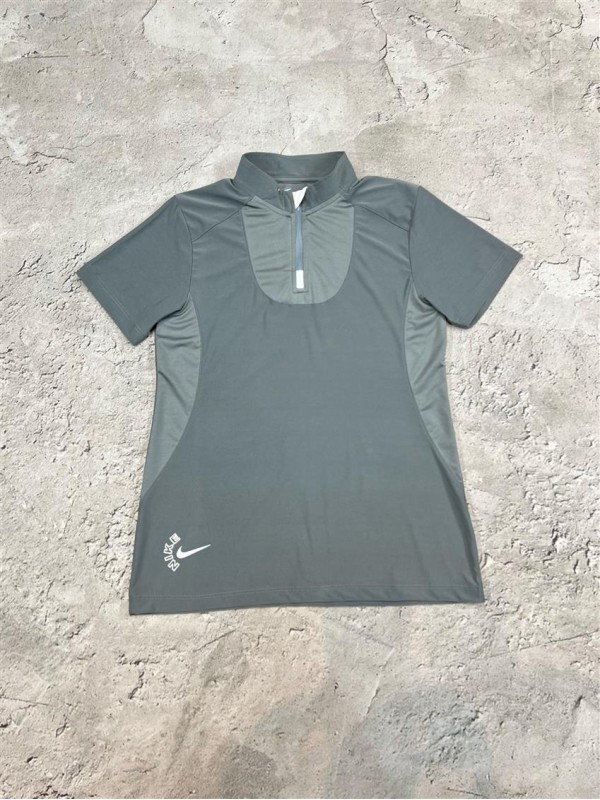 تيشرت زنانه زنانه استين كوتاه نيم زيپ NIKE