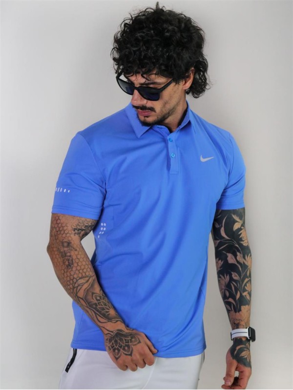 تيشرت مردانه مردانه آستين كوتاه يقه دار 578 NIKE