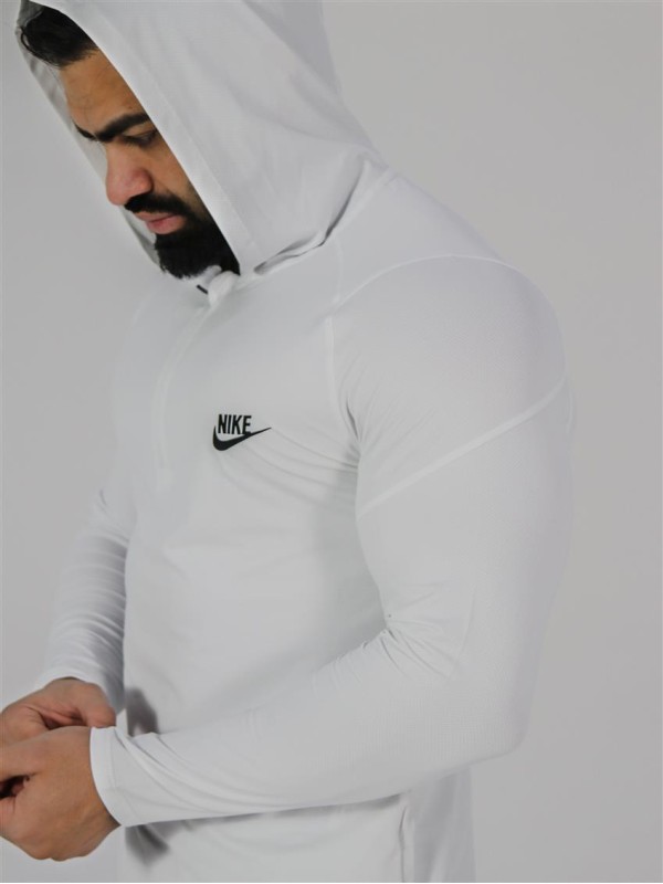 تيشرت مردانه مردانه آستين بلند نيم زيپ 232005 NIKE