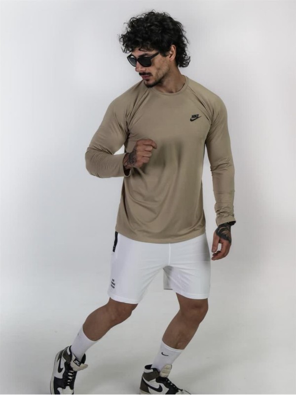 تيشرت مردانه مردانه آستين بلند پشت چاپ NIKE