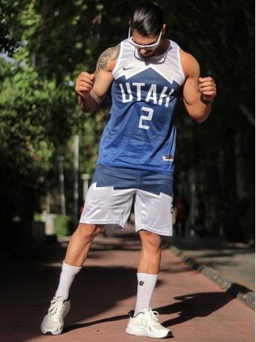 ست ورزشي مردانه مردانه بسكتبالي utah2 NIKE