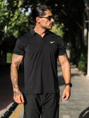 تيشرت مردانه مردانه آستين كوتاه يقه دار 195 NIKE