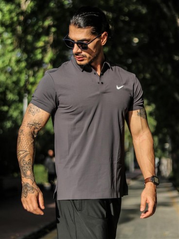 تيشرت مردانه مردانه آستين كوتاه يقه دار 195 NIKE