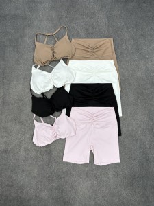 ست نیم تنه و شورتک Luna وارداتی