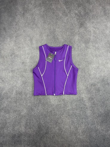 كراپ ورزشي زنانه حلقه اي زيپدار NIKE