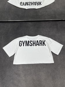 كراپ ورزشي زنانه استين كوتاه وايد GYM SHARK