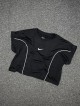 كراپ ورزشي زنانه استين كوتاه پاكتي NIKE