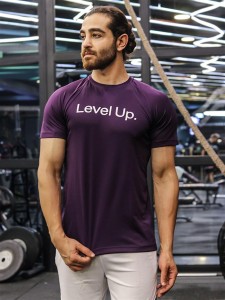 تيشرت مردانه مردانه آستين كوتاه level up