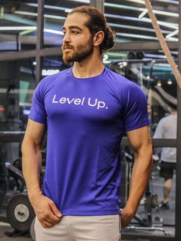 تيشرت مردانه مردانه آستين كوتاه level up