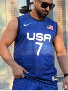 ست ورزشي مردانه مردانه بسكتبالي USA 7