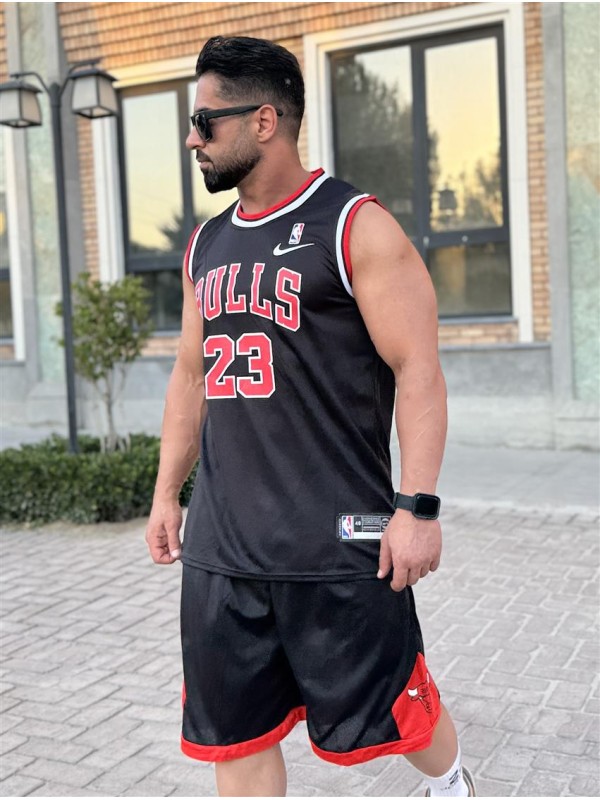 ست ورزشي مردانه مردانه بسكتبالي BULLS 23