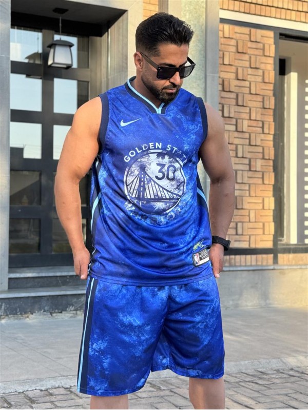ست ورزشي مردانه مردانه بسكتبالي Golden State 30