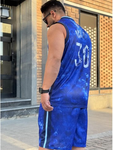 ست ورزشي مردانه مردانه بسكتبالي Golden State 30