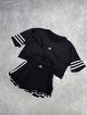 ست ورزشي زنانه زنانه كراپ و دامن ADIDAS