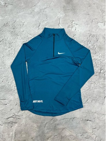 تيشرت زنانه زنانه آستين بلند نيم زيپ NIKE