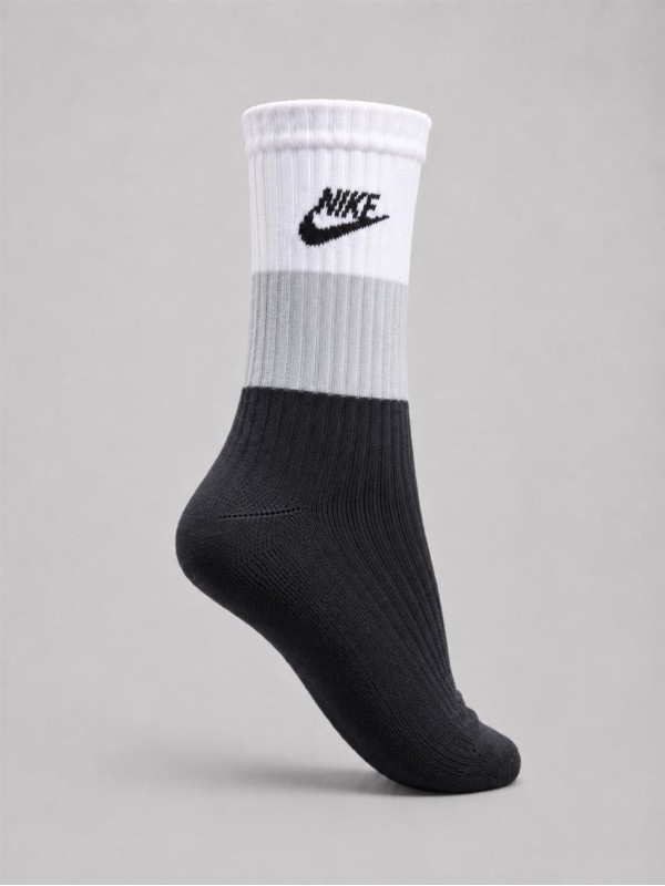جوراب اسپرت ساق بلند سه رنگ NIKE
