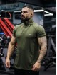تيشرت مردانه مردانه آستين كوتاه نيم زيپ چاپ برجسته NIKE