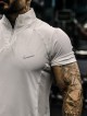 تيشرت مردانه مردانه آستين كوتاه نيم زيپ چاپ برجسته NIKE