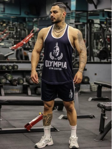 ست ورزشي مردانه مردانه ركابي و شلوارك olympia new