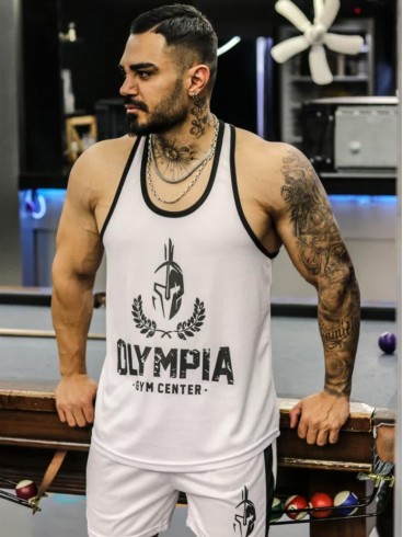 ست ورزشي مردانه مردانه ركابي و شلوارك olympia new