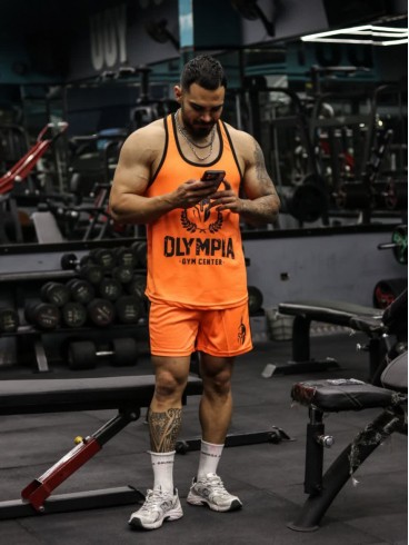 ست ورزشي مردانه مردانه ركابي و شلوارك olympia new