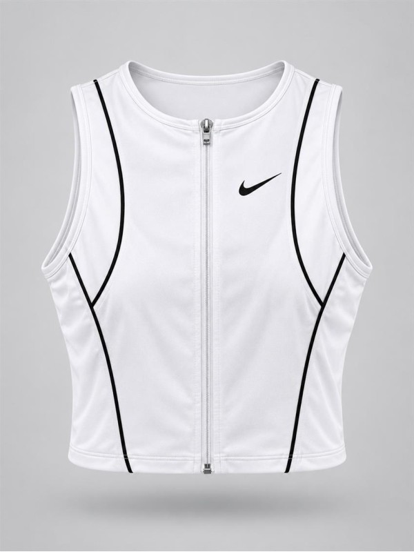 كراپ ورزشي زنانه حلقه اي zip up NIKE