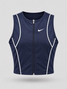كراپ ورزشي زنانه حلقه اي zip up NIKE