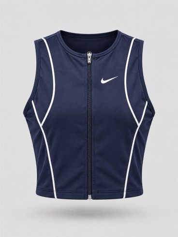 كراپ ورزشي زنانه حلقه اي zip up NIKE
