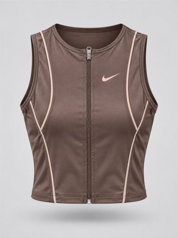 كراپ ورزشي زنانه حلقه اي zip up NIKE