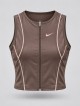 كراپ ورزشي زنانه حلقه اي zip up NIKE