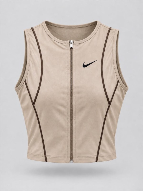كراپ ورزشي زنانه حلقه اي zip up NIKE