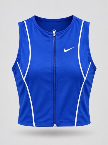 كراپ ورزشي زنانه حلقه اي zip up NIKE
