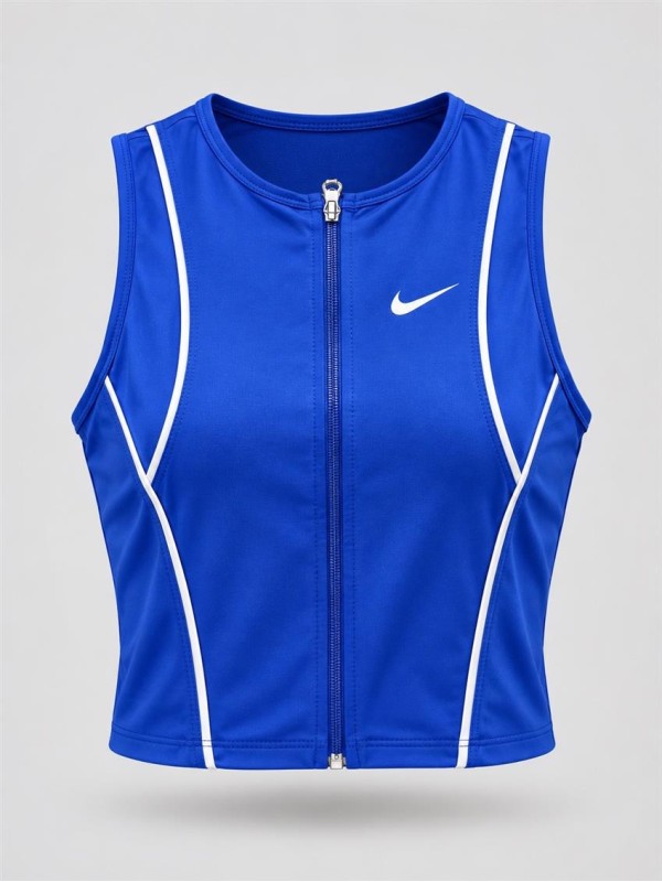 كراپ ورزشي زنانه حلقه اي zip up NIKE