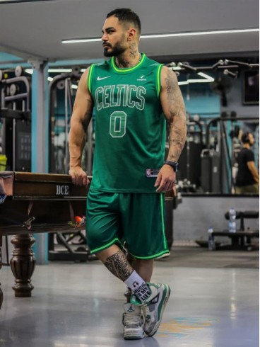 ست ورزشي مردانه مردانه بسكتبالي CELTICS