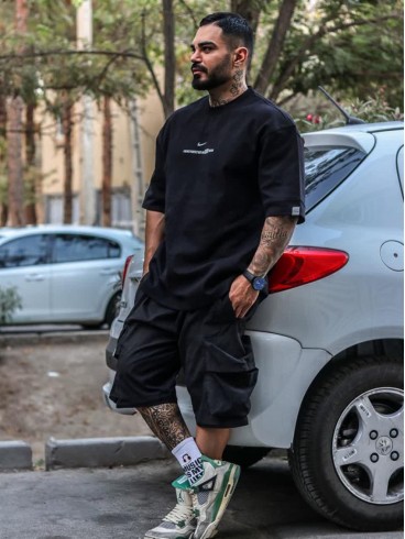 تيشرت مردانه مردانه آستين كوتاه دبل فيس Limit NIKE