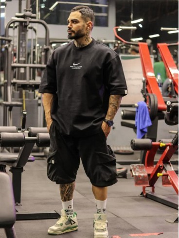 تيشرت مردانه مردانه آستين كوتاه دبل فيس Athletics NIKE