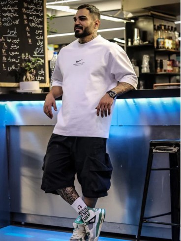تيشرت مردانه مردانه آستين كوتاه دبل فيس Athletics NIKE