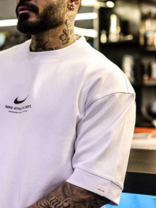 تيشرت مردانه مردانه آستين كوتاه دبل فيس Athletics NIKE