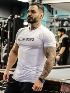 تيشرت مردانه مردانه آستين كوتاه Runing NIKE