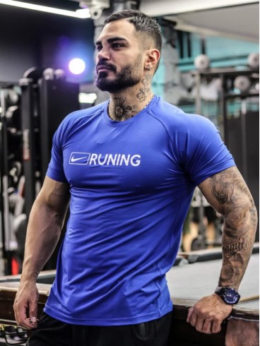 تيشرت مردانه مردانه آستين كوتاه Runing NIKE