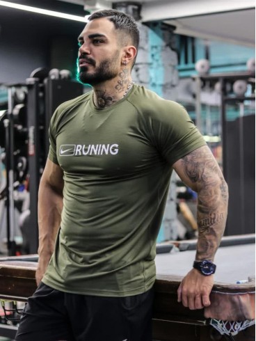 تيشرت مردانه مردانه آستين كوتاه Runing NIKE