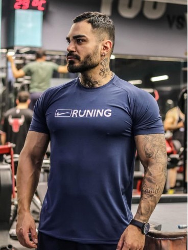 تيشرت مردانه مردانه آستين كوتاه Runing NIKE