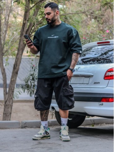 تيشرت مردانه مردانه آستين كوتاه دبل فيس Limit NIKE
