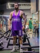 ست ورزشي مردانه مردانه ركابي و شلوارك بند نازك Never Give Up