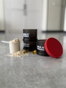 فانل پروتئين و جا قرصي لوازم ورزشي سه تيكه ALLMAX