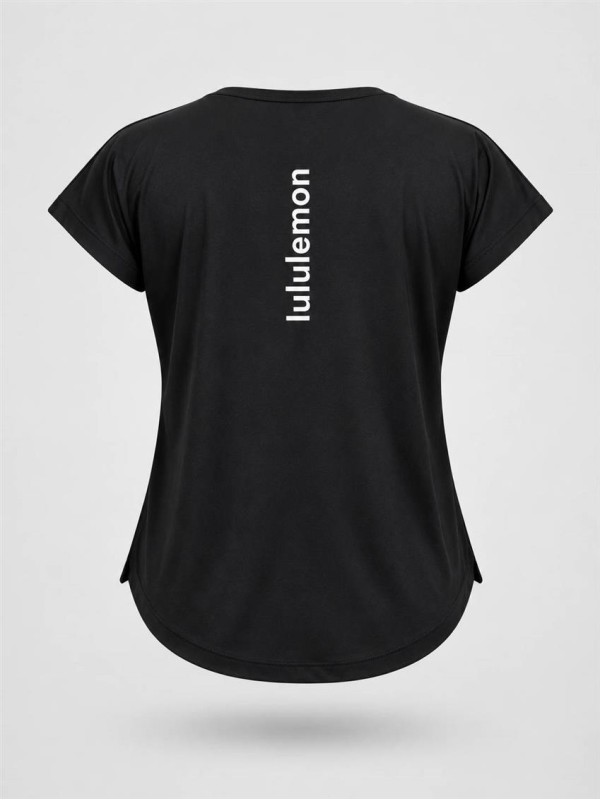 تيشرت زنانه زنانه استين كوتاه هلالي Lululemon