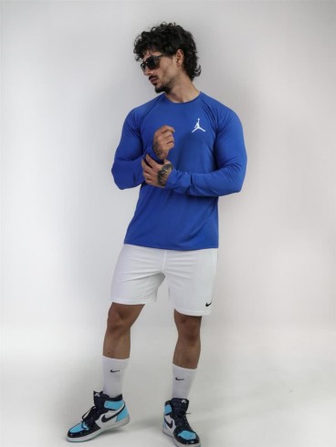 تيشرت مردانه مردانه آستين بلند پشت چاپ JORDAN