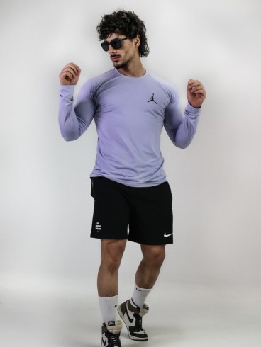 تيشرت مردانه مردانه آستين بلند پشت چاپ JORDAN